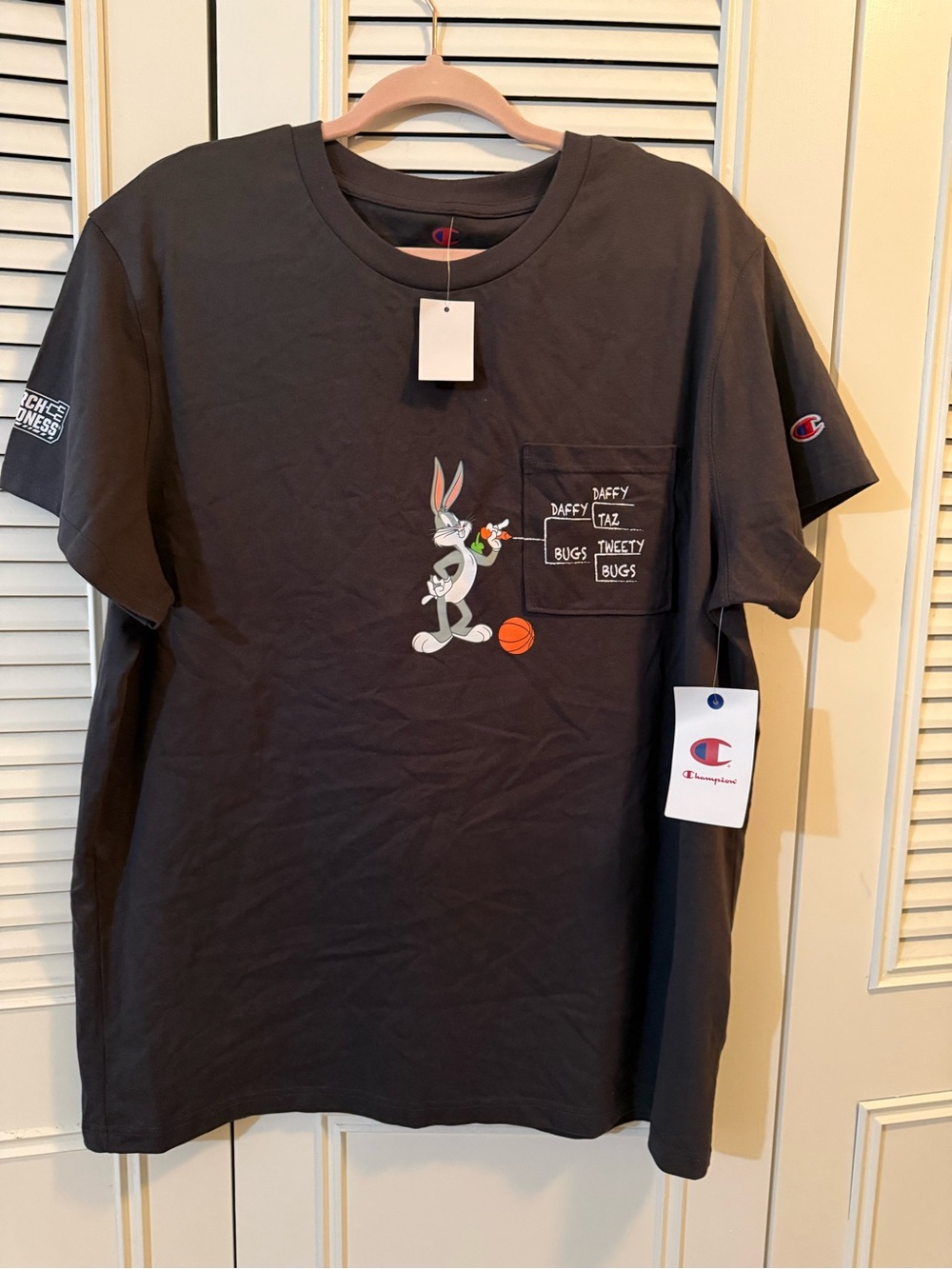 Champion men’s Bugs Bunny Graphic Pocket Tee